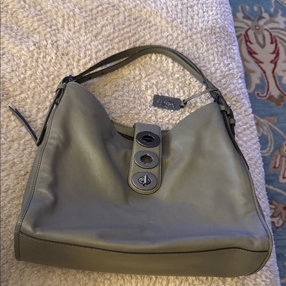 Coach Olive Leather Shoulder Bag - Picture 1 of 11